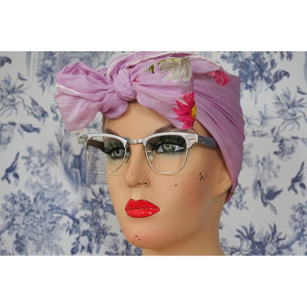 Vintage SRO Style Rite Optical Wolcott Eyeglasses 1960s 12k GF Sleeve 44-24